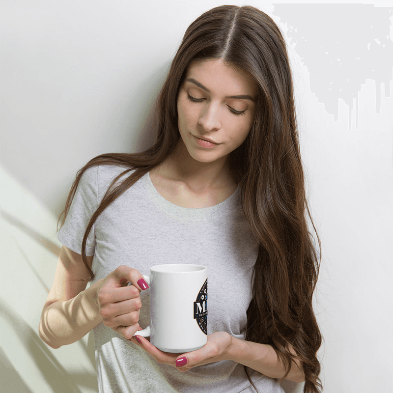 MEAN | White glossy mug thumbnail 2