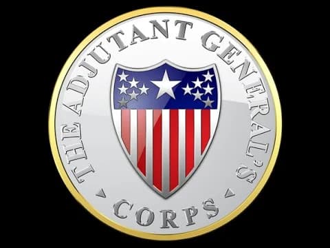 U.S. Army Adjutant General Officer